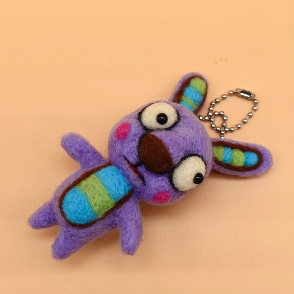 羊毛フェルト ストラップシリーズ うさぎさん 羊毛フェルト Howakero