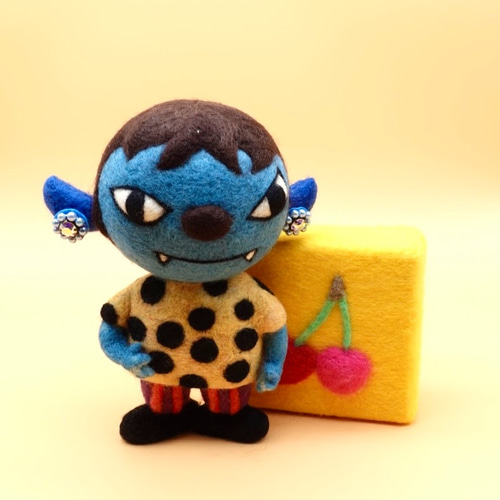 羊毛人形（特L） 皇帝 ドラキュラ君 羊毛フェルト Howakero（ほわケロ