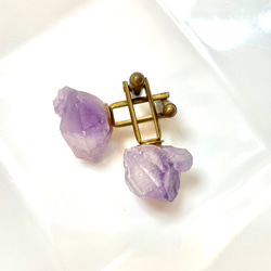 カフスボタン・アメシスト Cufflinks• Amethyst 1枚目の画像