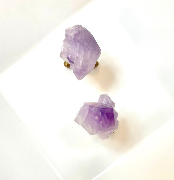 カフスボタン・アメシスト Cufflinks• Amethyst 2枚目の画像