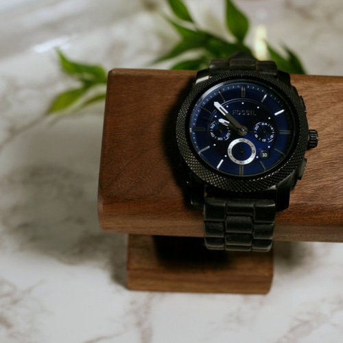 天然無垢材 ウォールナット 腕時計スタンド ウォッチスタンド シングル