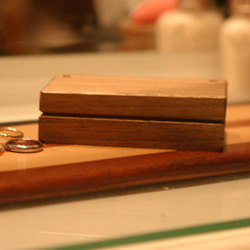 木製 アクセサリーボックス　ジュエリーケース　指輪入れ　 3枚目の画像