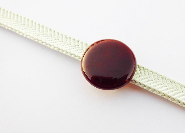 //七宝焼き帯留め//全11色"Full moon"