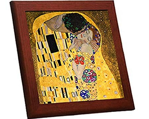 クリムト ステンドグラス The Kiss グラスマスターズ 接吻 klimt