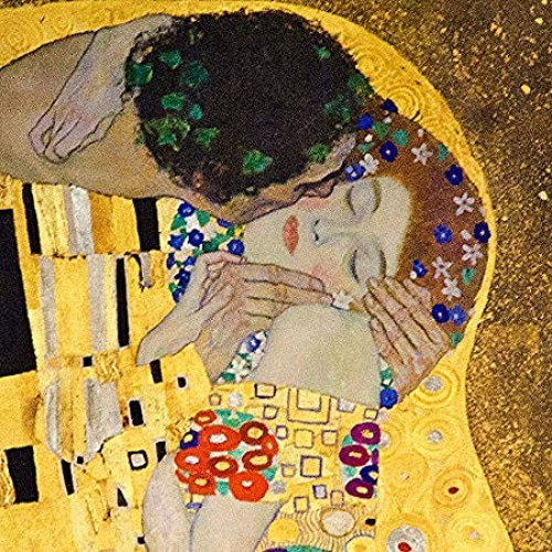 クリムト　接吻 クリムト ミニキャンバス 接吻＜東京都美術館ミュージアム