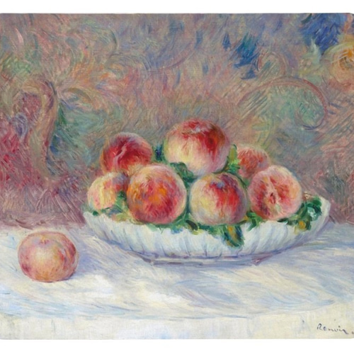 ルノワール『桃』のマウスパッド：フォトパッド（世界の名画シリーズ