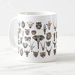動物の顔のマグカップ：フォトマグ （世界の野生動物シリーズ） 4枚目の画像