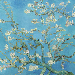 ゴッホ『 花咲くアーモンドの木の枝 』の木枠付きフォトタイル（S-サイズ）（世界の名画シリーズ） 2枚目の画像