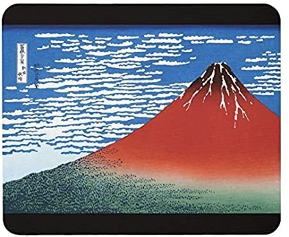 葛飾北斎 『 赤富士 』のマウスパッド（フォトパッド） マウスパッド