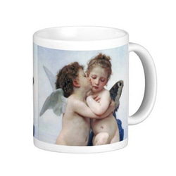 ブグロー『 ファースト・キス 』のマグカップ：フォトマグ（世界の名画シリーズ） 1枚目の画像