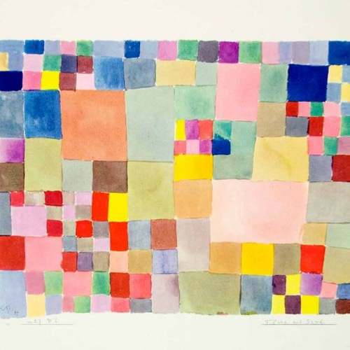 パウル・クレー『 Flora on sand 』のマウスパッド：フォトパッド