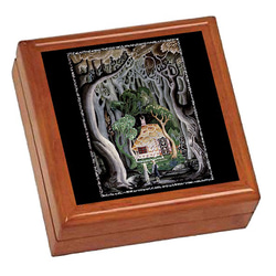 カイ・ニールセン『 ヘンゼルとグレーテル 』の写真タイル付き小物入れ（Jewelry Box）（ 世界の名画シリーズ ） 1枚目の画像