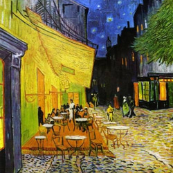 フィンセント・ファン・ゴッホ『 夜のカフェテラス 』のマウスパッド：フォトパッド（世界の名画シリーズ） 2枚目の画像