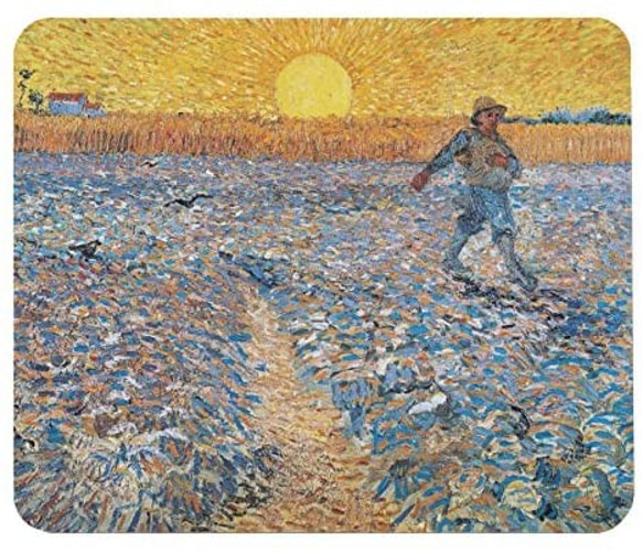 フィンセント・ファン・ゴッホ『 日没の種まく人 』のマウスパッド