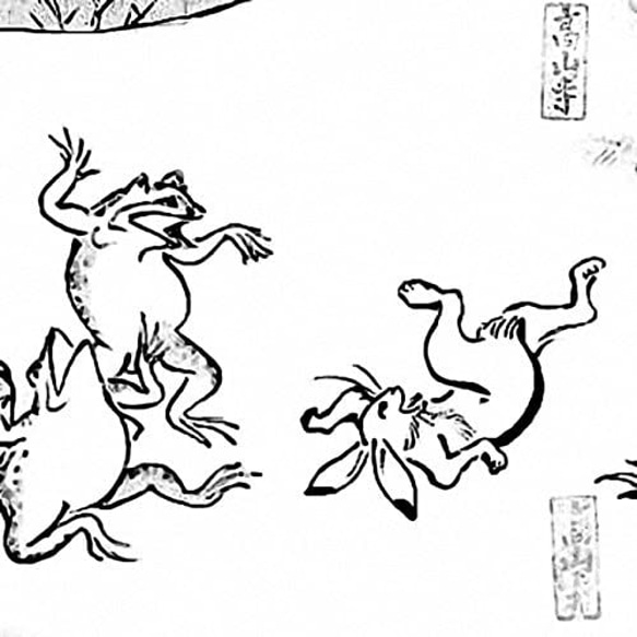 国宝・鳥獣人物戯画のマウスパッド：フォトパッド（ 日本の名画シリーズ ） 3枚目の画像