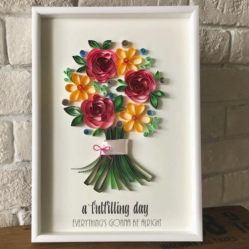 ペーパークイリング 花束 立体・オブジェ hana 通販 11307960｜Creema