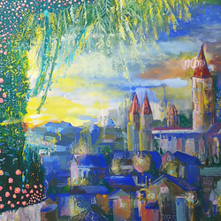 赤い監視船 船 船舶 海水彩画 手描き 原画 絵画 SHOGO 通販