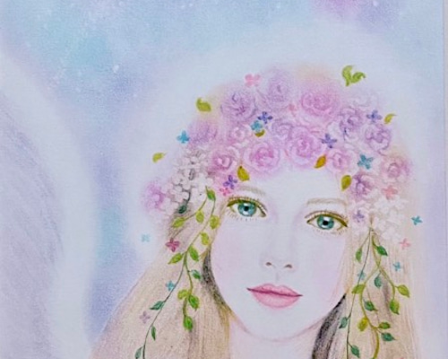 「祈り」水彩画 原画 額付き F0 天使の絵 Angel 祈り」のアイデア 10 件 | 祈り, 天使の絵, タイのアート