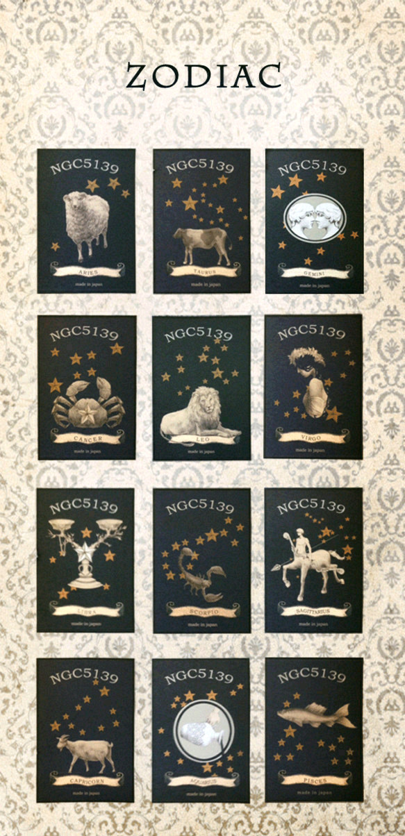 12星座のカード【zodiac】 2枚目の画像