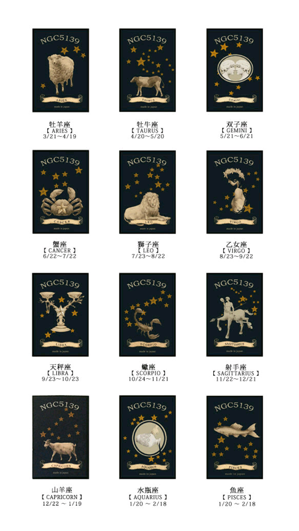 12星座のカード【zodiac】 3枚目の画像