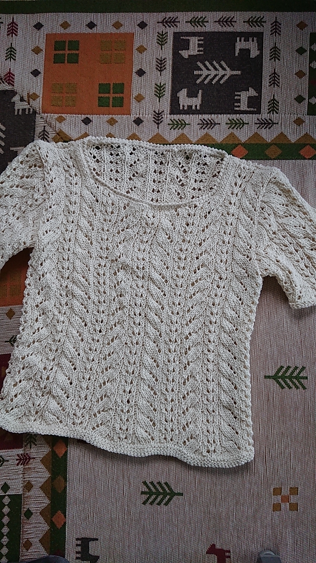 サマーセーターオフホワイト