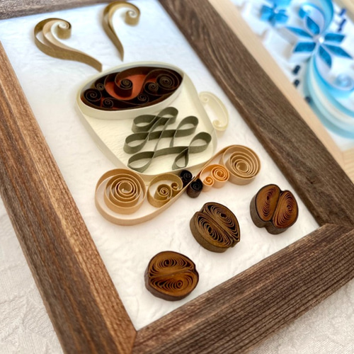 ★お値下げ★アロマストーン＆ペーパークイリング＊ミニフレーム ☆お値下げ☆アロマストーン＆ペーパークイリング＊ミニフレーム