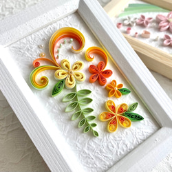 ペーパークイリングミニフレーム『コーヒータイム』 その他インテリア