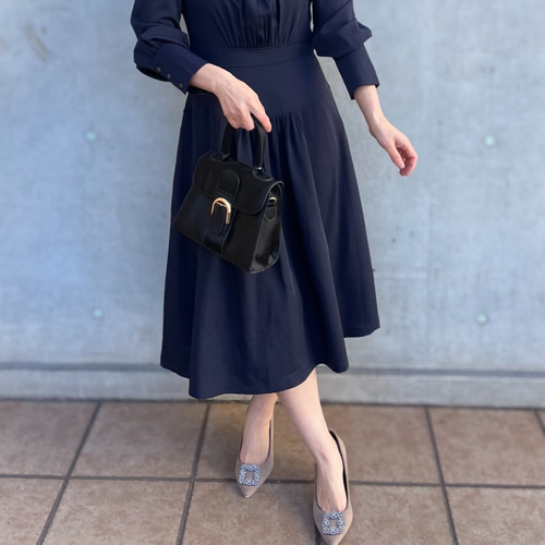 3月末発送【XLsize】美ラインシルエット♪上品フォーマルミモレ丈  