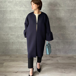 キプマイ keep my closet ノーカラージャケット　黒　小柄さんS 1_837585067ee81de0f4ca1fc388de