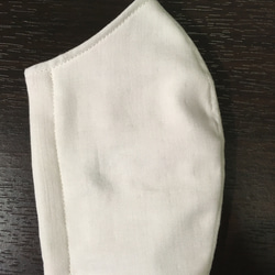 [厚め]トリプルガーゼ大人用マスク(白) 3枚目の画像