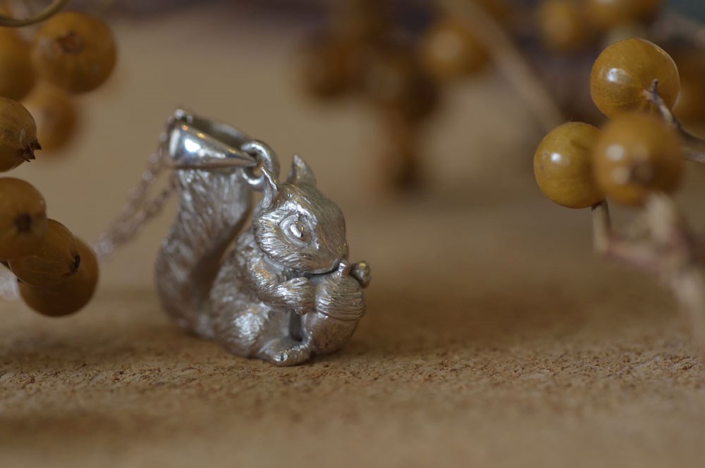 Silver925 リスのペンダント