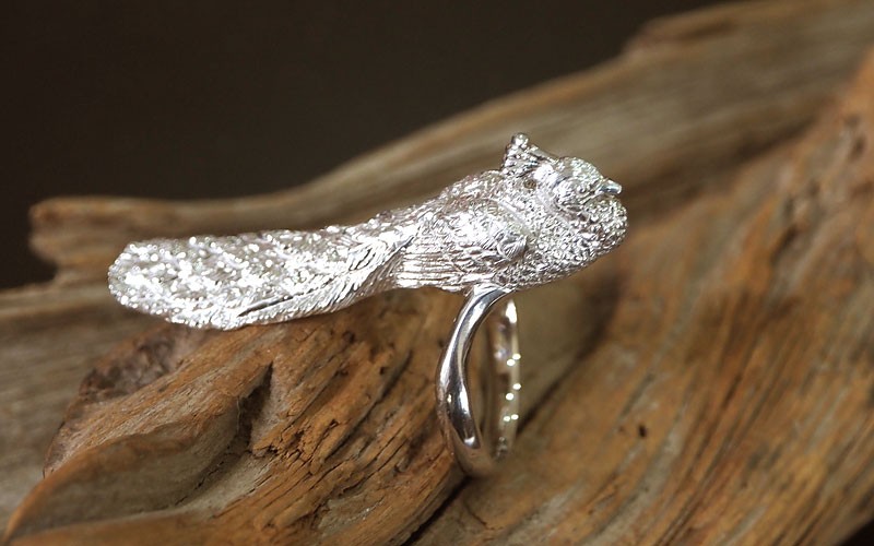 Silver925 クジャクリング