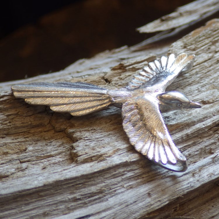 銀製 飛翔する鳥デザイン 銀製コイン 飛翔する鳥デザイン 81489