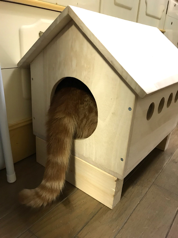 猫小屋  犬小屋  キャットハウス  ドッグハウス 猫ちぐら 小型犬 屋内 2枚目の画像