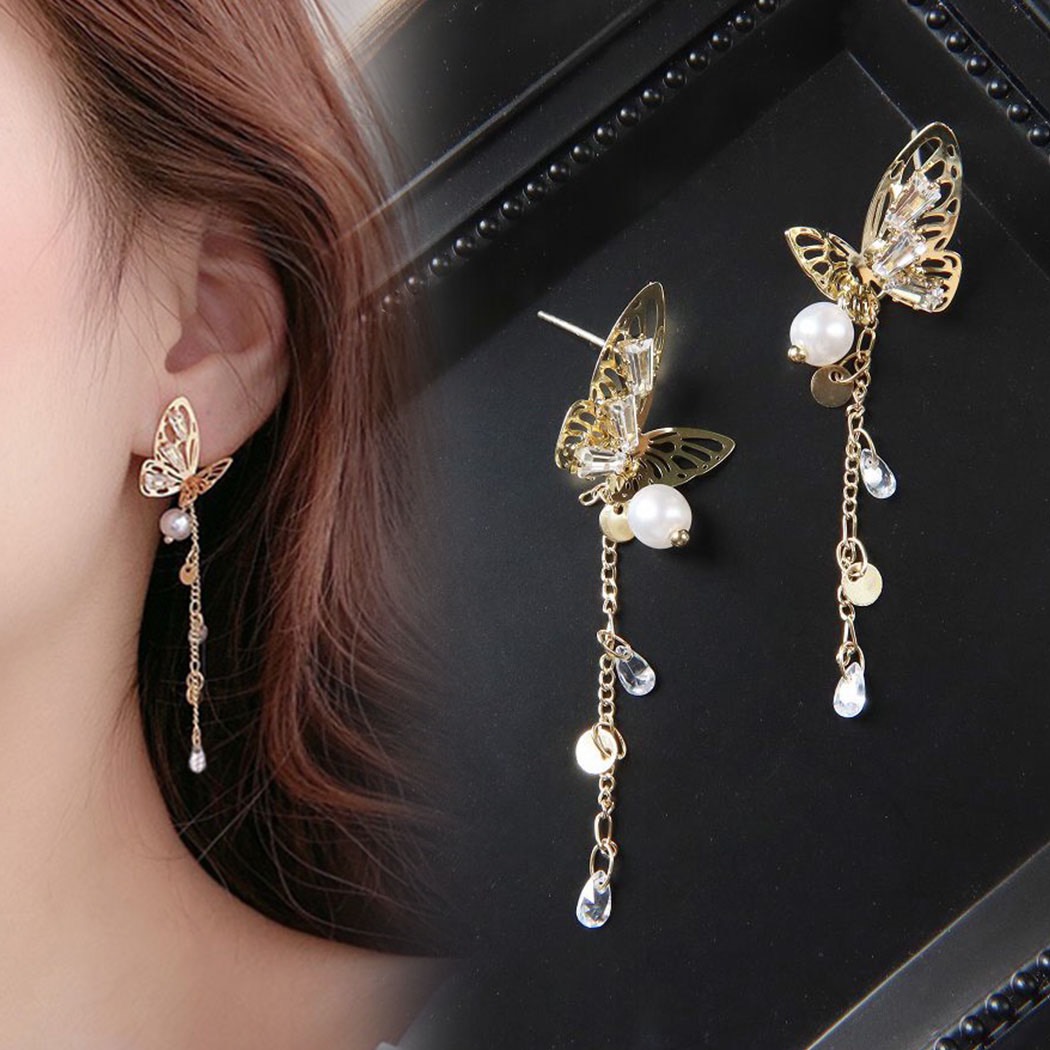 750 バタフライ マザーオブパール ピアス | legaleagle.co.nz