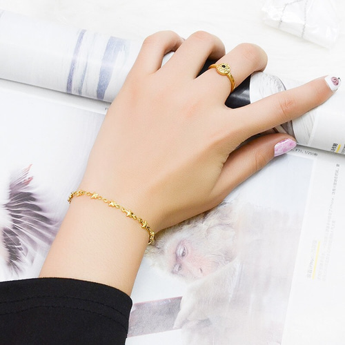 【美品】星型ブレスレット　K18YG BRIGHTEST STAR DIAMOND BRACELET(2ZU0589)K18 ブレスレット