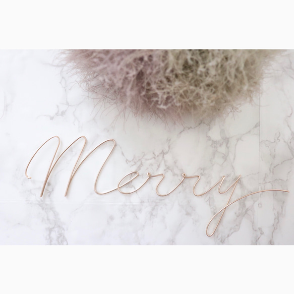 Merry Christmas * wire art 5枚目の画像