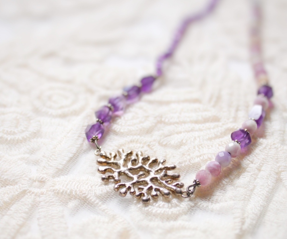 SV・アメジストのペンダント