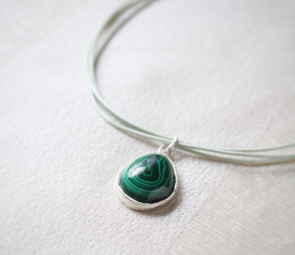 マラカイト・SVのペンダント