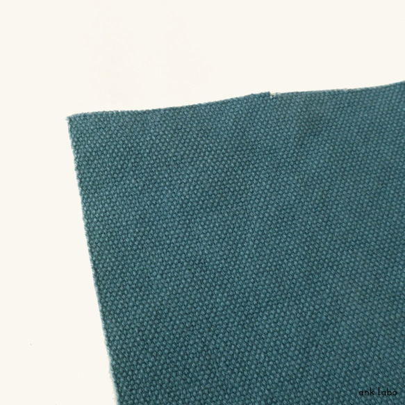 帆布のメッセンジャーバッグ（深青）【受注製作】 4枚目の画像