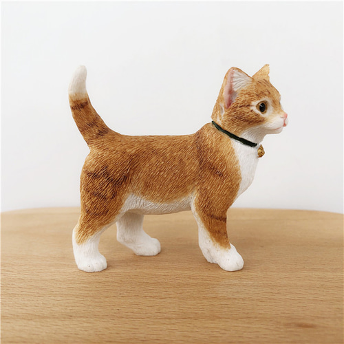 猫〜茶トラ〜樹脂粘土 粘土細工 ハンドメイド・手芸##手芸素材