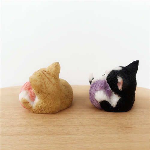 樹脂粘土 猫 ねこネコ その他置物 Sunny 通販 8406782｜Creema