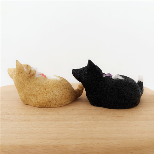 樹脂粘土 猫 ねこネコ その他置物 Sunny 通販 8406782｜Creema