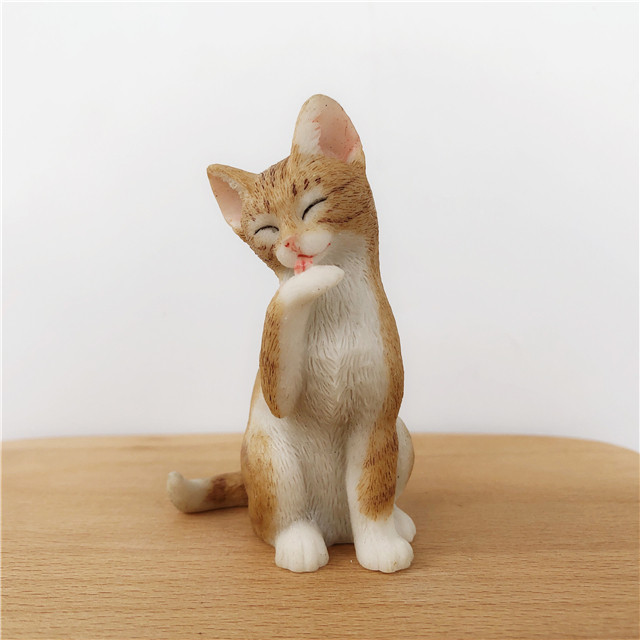 樹脂粘土 猫 ねこネコ その他置物 Sunny 通販 8406785｜Creema