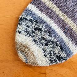 手編みの靴下 4枚目の画像