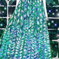 緑色のドレス　2Lサイズ 2枚目の画像