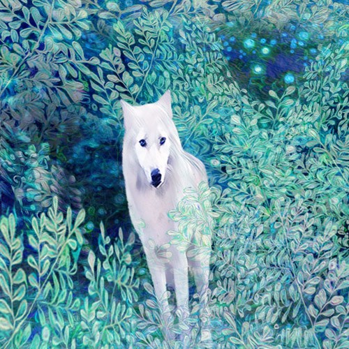 氷みたいに澄んだ世界 【A3サイズ】 絵画 lunariko 通販｜Creema 