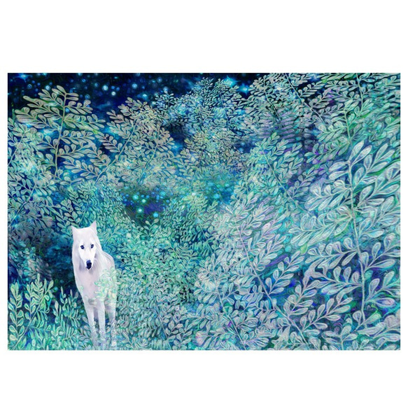 再販】氷みたいに澄んだ世界【2Lサイズ 】 絵画 lunariko 通販｜Creema 