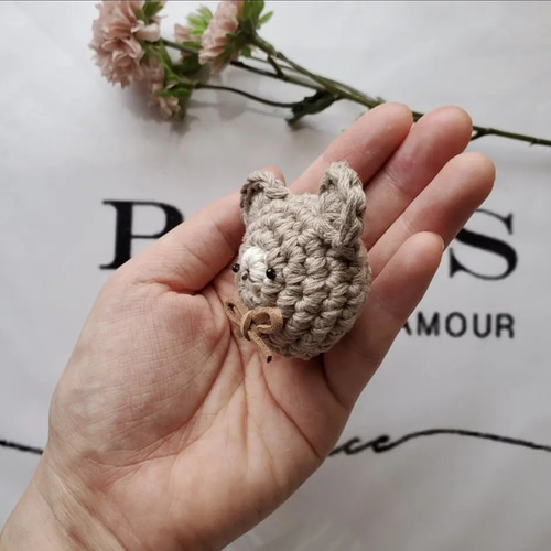 大きい＊プックリくまさんのヘアゴム＊ junaくま ヘアゴム