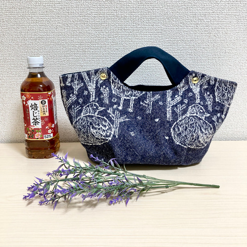 ミナペルホネン home circleグレー プランプバッグmini グレーの